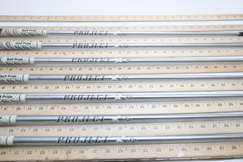 Project X Io 110 6.0 110g Stiff 35"-38.25" Iron Shaft Set Pulls 10747 Project X Io 110 6.0 110g Stiff 35"-38.25" Iron Shaft Set Pulls 10747