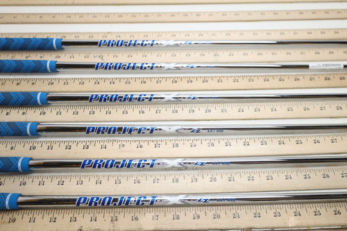 Project X Lz Loading-Zone 120g Stiff 34.25"-37" Iron Shaft Set Pulls 36703 Project X Lz Loading-Zone 120g Stiff 34.25"-37" Iron Shaft Set Pulls 36703