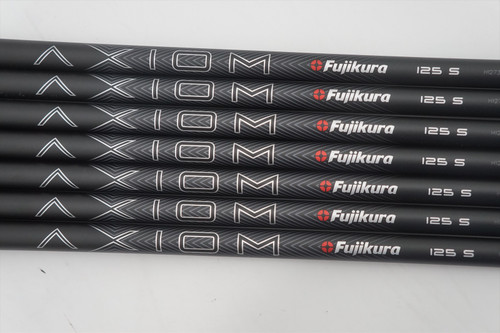 New Fujikura Axiom 125-S 125g Stiff 7pc 4-PW Iron Shaft Set .370 Uncut New Fujikura Axiom 125-S 125g Stiff 7pc 4-PW Iron Shaft Set .370 Uncut