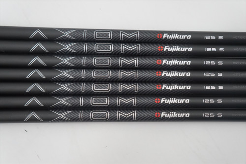 Fujikura Axiom 125-S Stiff 35"-37.75" 7pc 4-PW Iron Shaft Set Pulls .370//.355 Fujikura Axiom 125-S Stiff 35"-37.75" 7pc 4-PW Iron Shaft Set Pulls .370//.355