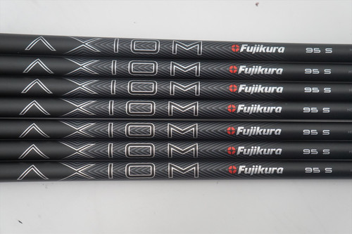New Fujikura Axiom 95-S 97g Stiff 7pc 4-PW Iron Shaft Set .370 Uncut New Fujikura Axiom 95-S 97g Stiff 7pc 4-PW Iron Shaft Set .370 Uncut