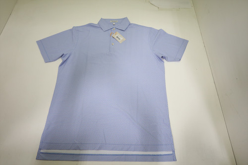 Peter Millar Golf Pattern Polo Mens Size Medium ETIDE New 5407 Peter Millar Golf Pattern Polo Mens Size Medium ETIDE New 5407