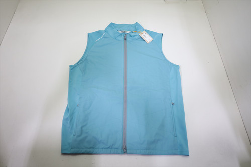 Peter Millar Golf Fuse Vest Mens Size Medium CYAN Regular New INV12569822 Peter Millar Golf Fuse Vest Mens Size Medium CYAN Regular New INV12569822