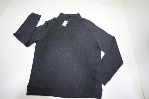 Peter Millar Grant Birdseye Sweater Mens Size Medium CHA 1/4 Zip INV12613087