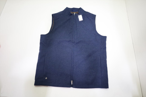 PETER MILLAR Golf Full Zip Vest Mens Size Medium NAVY Regular New INV12614520 PETER MILLAR Golf Full Zip Vest Mens Size Medium NAVY Regular New INV12614520