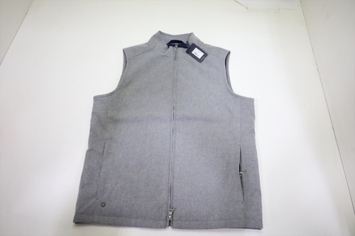 PETER MILLAR Golf Full Zip Vest Mens Size Medium OSGRY New INV12614521