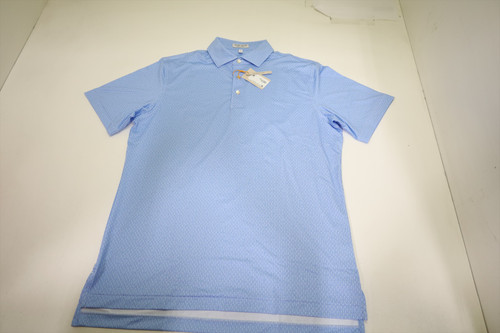 Peter Millar Golf Pattern Polo Mens Size Medium COTTAGE BLUE INV12587483 Peter Millar Golf Pattern Polo Mens Size Medium COTTAGE BLUE INV12587483