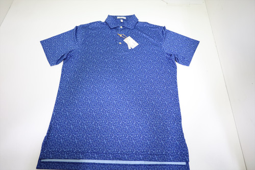 Peter Millar Golf Pattern Polo Mens Size Medium SPORT NAVY New INV12587484 Peter Millar Golf Pattern Polo Mens Size Medium SPORT NAVY New INV12587484
