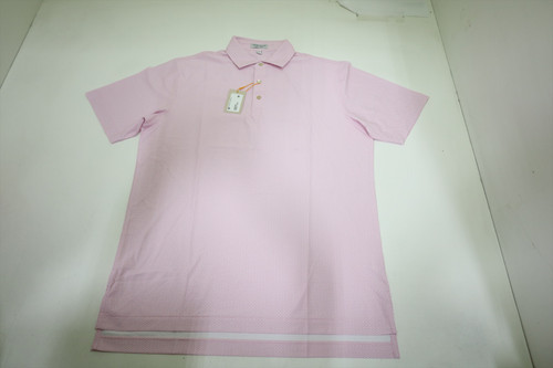 Peter Millar Golf Pattern Polo Mens Size Medium PVALE New 7550 Peter Millar Golf Pattern Polo Mens Size Medium PVALE New 7550