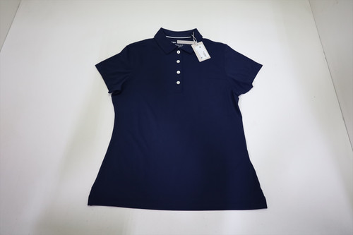 Peter Millar Golf Button Polo Womens Size Small NAVY Regular New INV12612193 Peter Millar Golf Button Polo Womens Size Small NAVY Regular New INV12612193