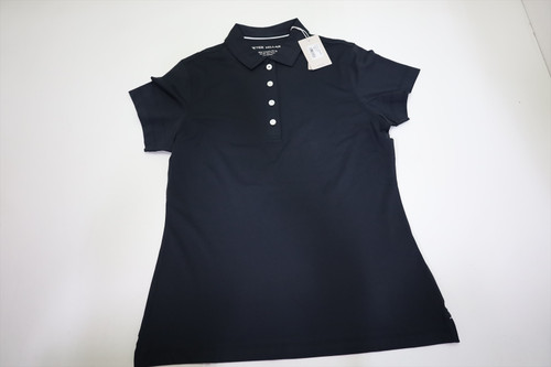 Peter Millar Golf Button Polo Womens Size Small BLACK New INV12612191 Peter Millar Golf Button Polo Womens Size Small BLACK New INV12612191