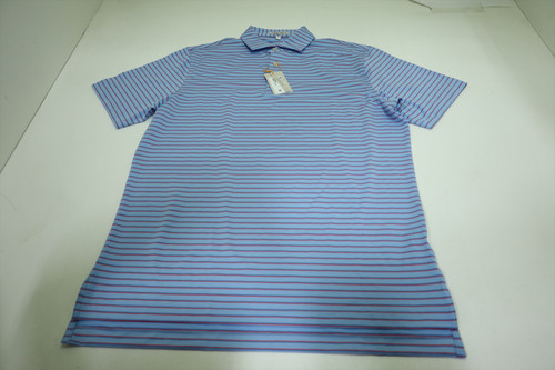 Peter Millar Golf Solid Polo Mens Size Medium COTTAGE BLUE New INV12625201 Peter Millar Golf Solid Polo Mens Size Medium COTTAGE BLUE New INV12625201