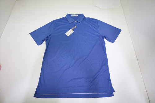 Peter Millar Golf Pattern Polo Mens Size Medium ETIDE New 5364 Peter Millar Golf Pattern Polo Mens Size Medium ETIDE New 5364