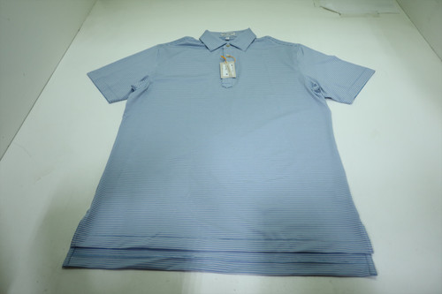 Peter Millar Golf Solid Polo Mens Size Medium COTTAGE BLUE New INV12625313 Peter Millar Golf Solid Polo Mens Size Medium COTTAGE BLUE New INV12625313