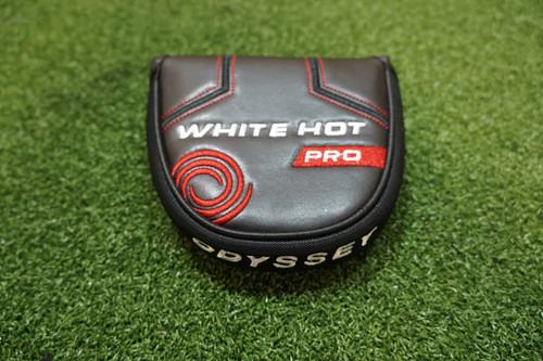 Odyssey White Hot Pro Mallet 2-Ball Putter Headcover Good HA14-8-18 Odyssey White Hot Pro Mallet 2-Ball Putter Headcover Good HA14-8-18