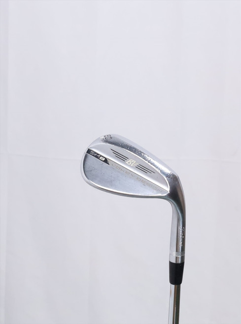 Titleist Vokey Sm8 Tour Chrome M Grind Wedge 60°-8 Wedge No Label 12634172 Good Titleist Vokey Sm8 Tour Chrome M Grind Wedge 60°-8 Wedge No Label 12634172 Good