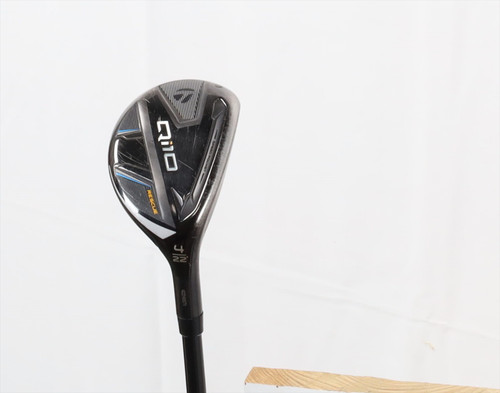 Taylormade Qi10 Rescue 22° 4H Hybrid Stiff Hzrdus Smoke Black 80 12766104 Fair Taylormade Qi10 Rescue 22° 4H Hybrid Stiff Hzrdus Smoke Black 80 12766104 Fair
