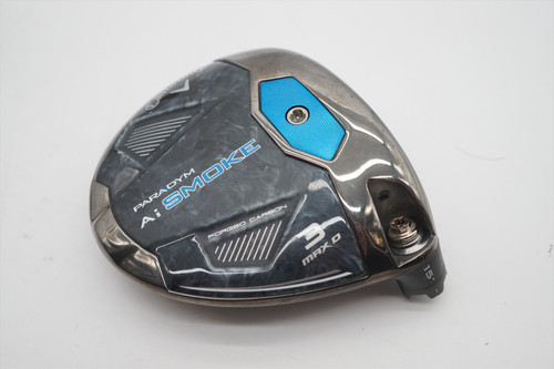 Callaway Paradym Ai Smoke Max D 15* #3 Fairway Wood Club Head Only VERY GOOD 3-5-B Callaway Paradym Ai Smoke Max D 15* #3 Fairway Wood Club Head Only VERY GOOD 3-5-B
