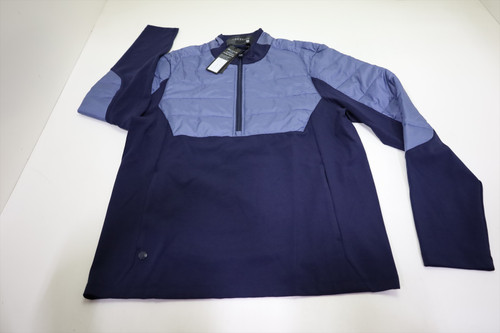 Greyson Gratiot Hybrid 1/4 Zip Pullover Mens Medium Maltese Blue 987G 01311234 Greyson Gratiot Hybrid 1/4 Zip Pullover Mens Medium Maltese Blue 987G 01311234