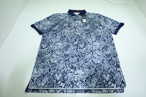 Greyson Golf Wolf Scales Polo Mens Size Medium Maltese Blue New INV12676591 Greyson Golf Wolf Scales Polo Mens Size Medium Maltese Blue New INV12676591