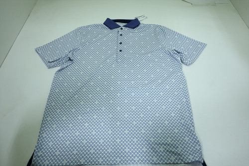 Greyson Golf Two Wolves Micro Polo Mens Size Medium Arctic New INV12678705