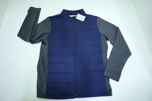 Peter Millar Merge Hybrid Fleece Jacket Mens Size Medium NAVY New INV12728130