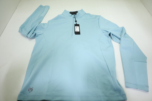 Greyson Golf Sequoia 1/4 Zip Pullover Mens Size Medium Topaz New INV12708590 Greyson Golf Sequoia 1/4 Zip Pullover Mens Size Medium Topaz New INV12708590