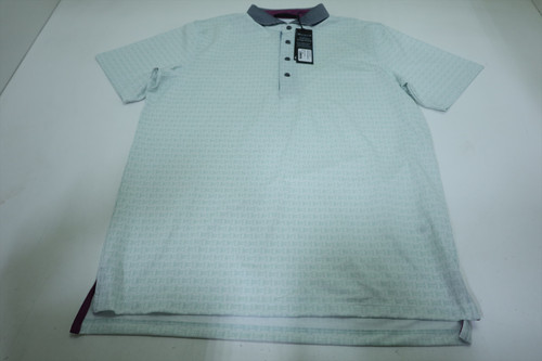 Greyson Golf Monogram Polo  Mens Size  Medium Willow Regular  New INV12694657
