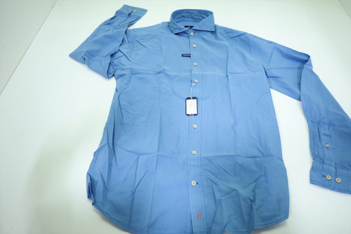 Johnnie-O Golf Albin Button Down Mens Size Medium Laguna Blue New INV12586453