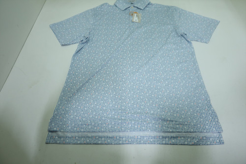 Peter Millar Golf Pattern Polo Mens Size Medium WHITE Regular New INV12625309 Peter Millar Golf Pattern Polo Mens Size Medium WHITE Regular New INV12625309