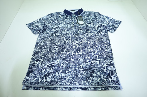 Greyson Golf Stamped Polo Mens Size Medium Maltese Blue New INV12676593 Greyson Golf Stamped Polo Mens Size Medium Maltese Blue New INV12676593