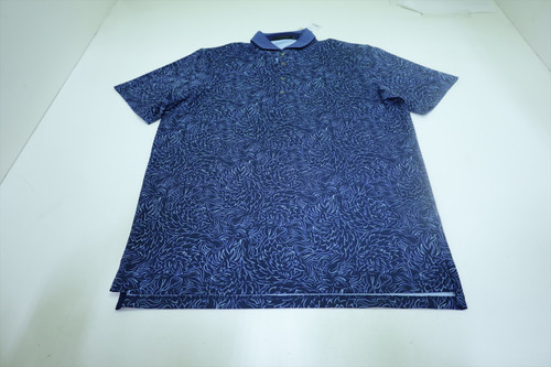 Greyson Golf Den of Thieves Polo Mens Size Medium Maltese Blue New INV12694449