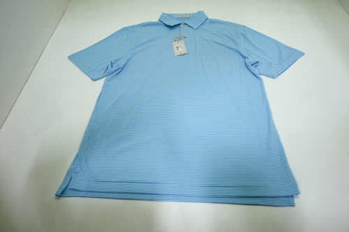 Peter Millar Golf Solid Polo Mens Size Medium SEAPT Regular New INV12549440 Peter Millar Golf Solid Polo Mens Size Medium SEAPT Regular New INV12549440