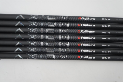 New Fujikura Axiom 95-S 97g Stiff 7pc 4-PW Iron Shaft Set 37.5