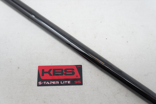 Uncut KBS $-Taper Lite Black Pvd 95 Regular 36.5" Wedge/#9 Iron Shaft PULL .355T