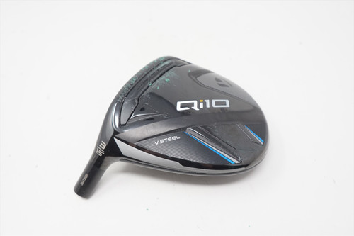 LH Taylormade Qi10 15* #3 Fairway Wood Club Head Only Good 1280231 Lefty LH Taylormade Qi10 15* #3 Fairway Wood Club Head Only Good 1280231 Lefty