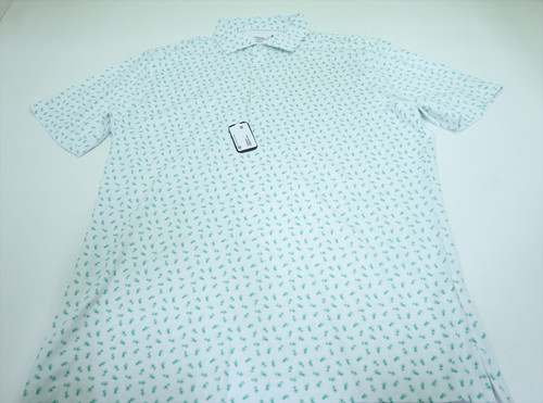 Johnnie-O Golf Tropic Polo Men Size Medium White Regular New INV12586344 Johnnie-O Golf Tropic Polo Men Size Medium White Regular New INV12586344