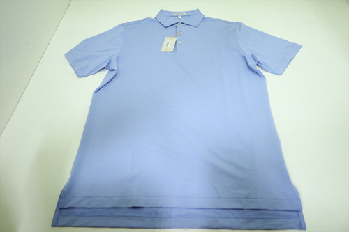 Peter Millar Golf solid Polo Men Size Medium SSBL Regular New INV12605395 Peter Millar Golf solid Polo Men Size Medium SSBL Regular New INV12605395