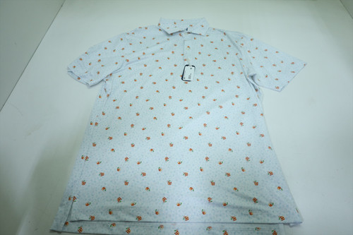 Johnnie-O Golf Moscow Mule-In Polo Men Size Medium White Regular New INV12586341 Johnnie-O Golf Moscow Mule-In Polo Men Size Medium White Regular New INV12586341