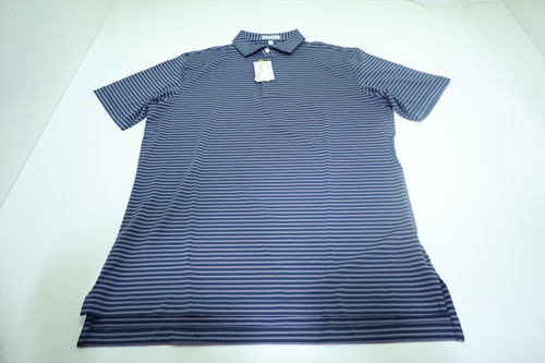 Peter Millar Golf solid Polo Men Size Medium NAVY Regular New INV12605416 Peter Millar Golf solid Polo Men Size Medium NAVY Regular New INV12605416