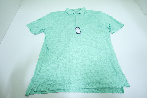 Johnnie-O Golf Orson Polo Men Size Medium Bentgrass Regular New INV12586213 Johnnie-O Golf Orson Polo Men Size Medium Bentgrass Regular New INV12586213