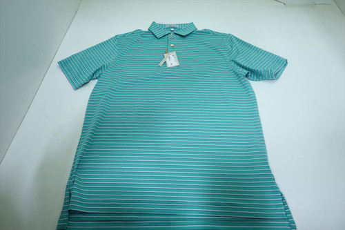 Peter Millar Golf solid Polo  Men Size  Medium MEA Regular  New  INV12605811