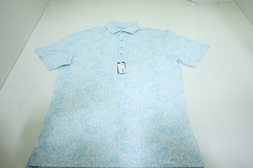 Johnnie-O Golf Hideaway Polo Men Size Medium Permafrost Regular New INV12586337 Johnnie-O Golf Hideaway Polo Men Size Medium Permafrost Regular New INV12586337