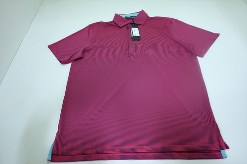 Greyson Saranac Polo Men Size Medium Lotus/Maltese Blue Regular New INV12713845 Greyson Saranac Polo Men Size Medium Lotus/Maltese Blue Regular New INV12713845