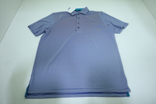 Greyson Golf Solid Polo Men Size Medium White/Navy Regular New INV12713846 Greyson Golf Solid Polo Men Size Medium White/Navy Regular New INV12713846