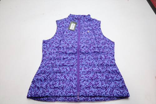 G/Fore Golf Full Zip Vest Women Size Large VIOLT Regular 980E New 01312747 G/Fore Golf Full Zip Vest Women Size Large VIOLT Regular 980E New 01312747