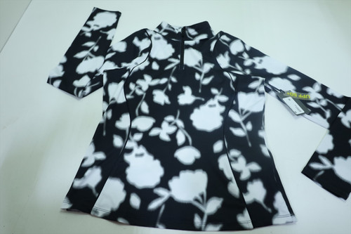 G/Fore Golf BLUR FLORAL Pullover Women Size Small ONYX Regular New INV12726418 G/Fore Golf BLUR FLORAL Pullover Women Size Small ONYX Regular New INV12726418