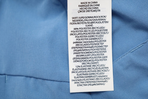 Ralph Lauren RLX Golf Solid Skort Women Size Large Blue 981D New