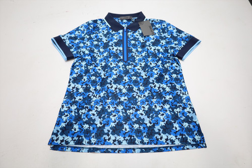 G/Fore Golf Pattern Polo Women Size Large TWLT Regular 980E New 01312740 G/Fore Golf Pattern Polo Women Size Large TWLT Regular 980E New 01312740