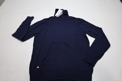 Daily Sports Golf Turtleneck Sweater Women Size Small Navy 980E New 01312732 Daily Sports Golf Turtleneck Sweater Women Size Small Navy 980E New 01312732